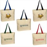 JH3019 Natural Cotton Canvas Tote Bag With Custom Imprint